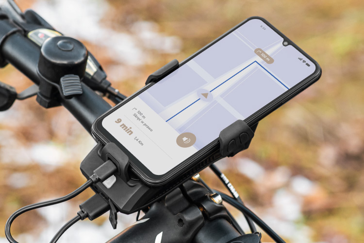 Suport pentru biciclete cu powerbank