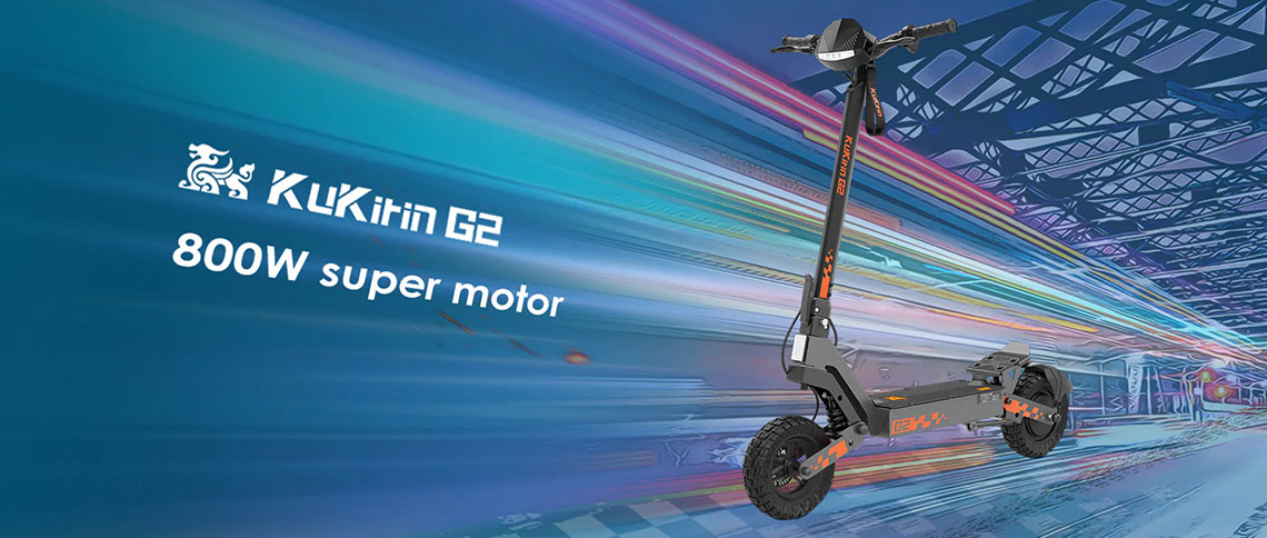 Trotineta electrica pliabila KUKIRIN G2 Electric Scooter, viteza max 45km/h, autonomie max 55km, motor 800W, acumulator 48V 15Ah