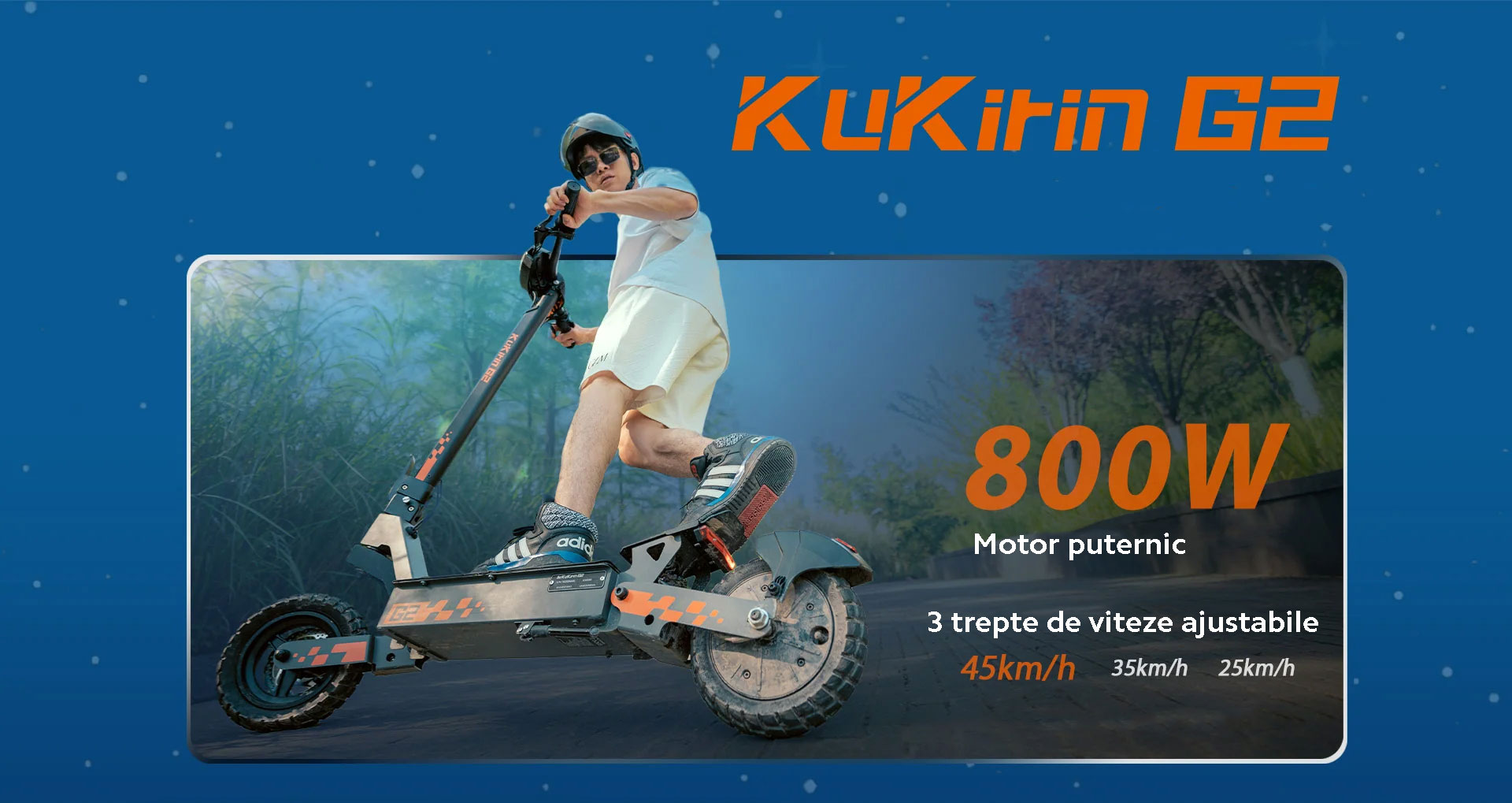 Trotineta electrica pliabila KUKIRIN G2 Electric Scooter