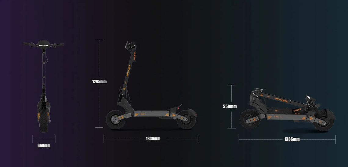 Trotineta electrica pliabila KUKIRIN G4 Electric Scooter, viteza max 70km/h, auto max 75 km, motor 2000W, acumulator 60V 20Ah